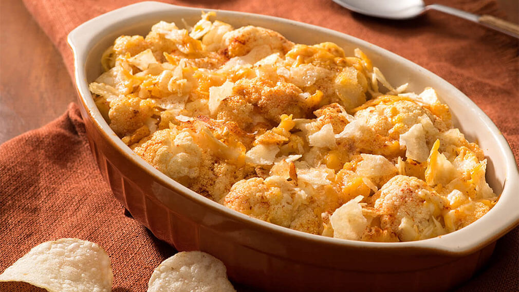 Cheesy Baked Cauliflower | Lay's