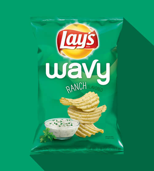 LAY'S® Wavy Ranch Flavored Potato Chips | Lay's