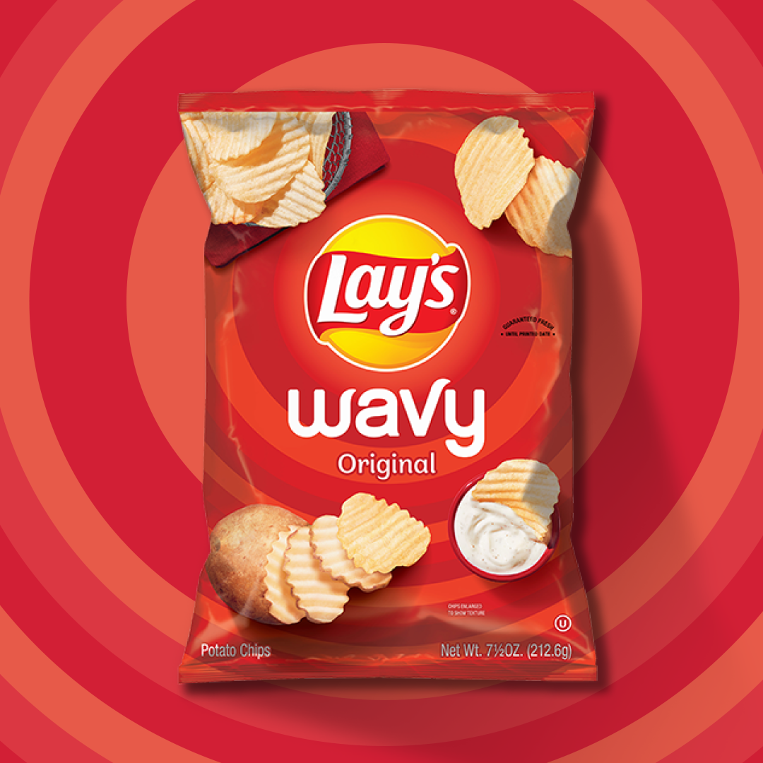   Fresh, Wavy Potato Chips, 11 Oz (Previously Happy Belly,  Packaging May Vary)